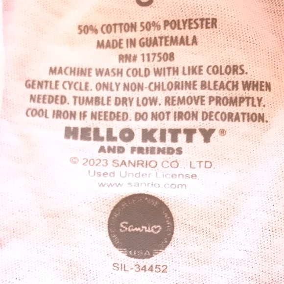 NTW Sanrio Hello Kitty "Friends!" women's soft T-shirt,S,M,L,XL - Picture 3 of 3
